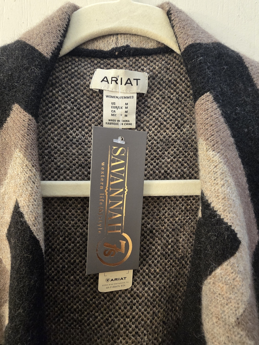 Ariat Kennesaw Southwest Longline Cardigan - Picture 4 of 10